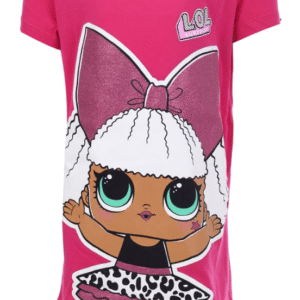 Single Jersey T-shirt with Cartoon Design