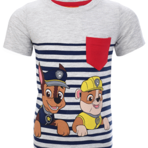Single Jersey T-shirt with Cartoon Design